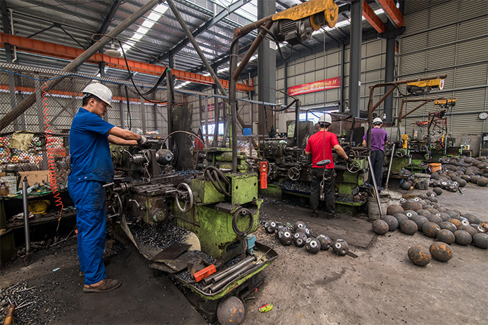 珠海网架配件车间